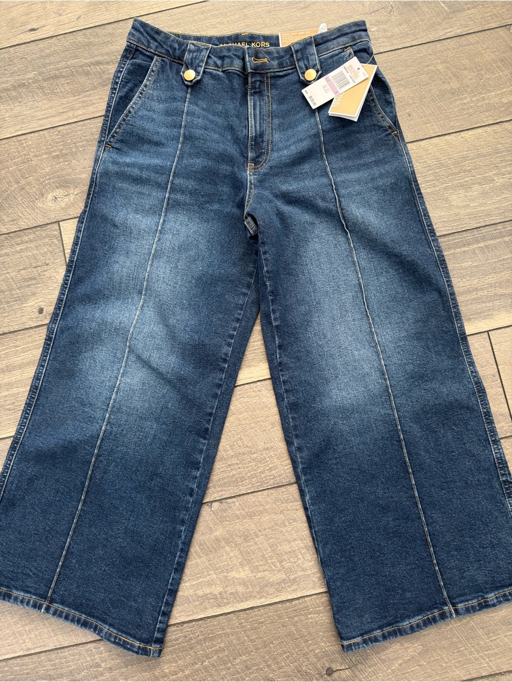Michael Kors Selma Crop Wide Leg Size 6